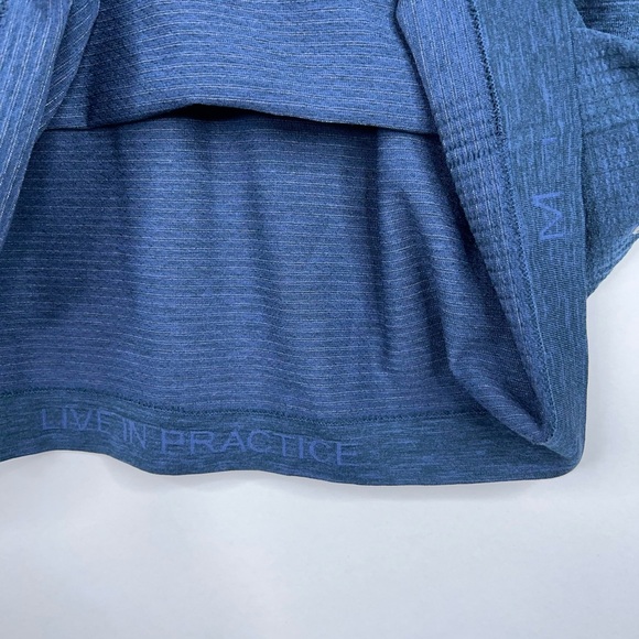 Lululemon Half Zip Navy Blue Long Sleeve Top Metal Vent Tech Pullover Medium - Picture 6 of 10